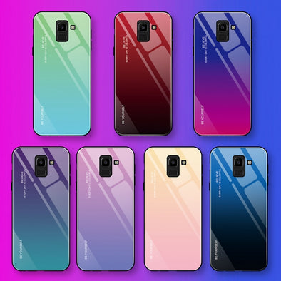 Gradient Aurora Color Pattern Phone Cases For Samsung