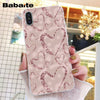 Babaite Gold Rose Love heart Phone Case for iphone 11 Pro 11Pro Max 8 7 6 6S Plus X XS MAX 5 5S SE XR