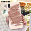 Babaite Gold Rose Love heart Phone Case for iphone 11 Pro 11Pro Max 8 7 6 6S Plus X XS MAX 5 5S SE XR