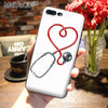 MaiYaCa Nurse Medical Medicine Health Heart black soft Phone Case for iPhone 8 7 6 6S Plus X XS XS MAX 5S SE 11pro max Cover