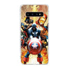 Silicone Case for Samsung Galaxy S10 S10e S20 Ultra S8 S9 S10 S20 Plus S7 Note 8 9 10 Plus Cover Marvel Superheroes The Avengers