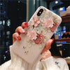 Soft Phone Case For Samsung Galaxy S20 S20 Ultra Plus A51 A71 A10 A10S A50 A30 70 A7 S10E A8 J4 J6 J8 2018 Cases Floral Cover