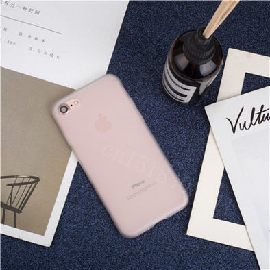 Luxury Soft Back Matte Color Cases for iPhone