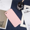 Luxury Soft Back Matte Color Cases for iPhone