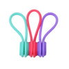 3PCS Silicone Magnet Coil Earphone Cable Winder