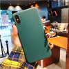 Luxury Soft Back Matte Color Cases for iPhone