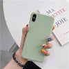 Luxury Soft Back Matte Color Cases for iPhone